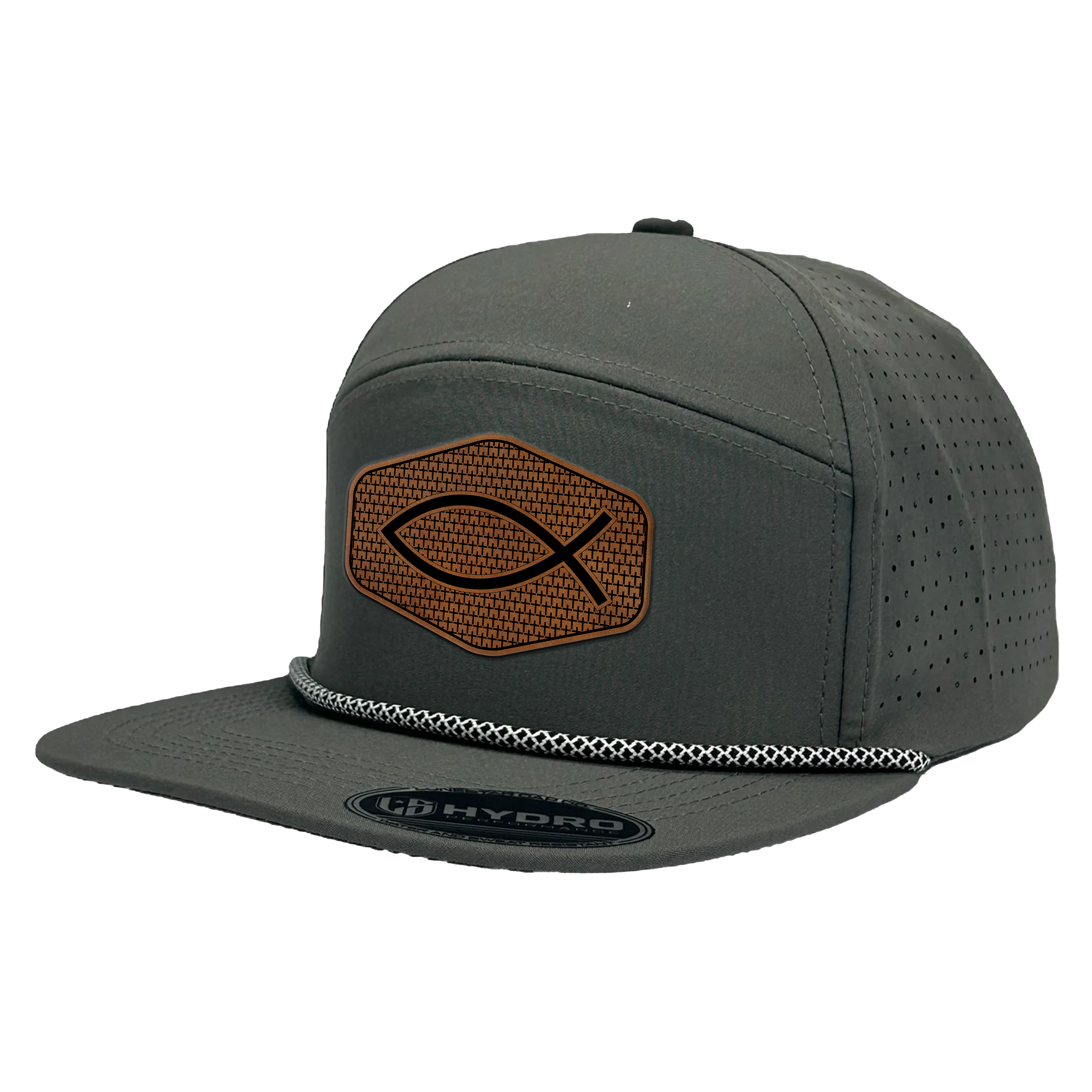 ICTHYS LEATHER PERFORMANCE SNAPBACK