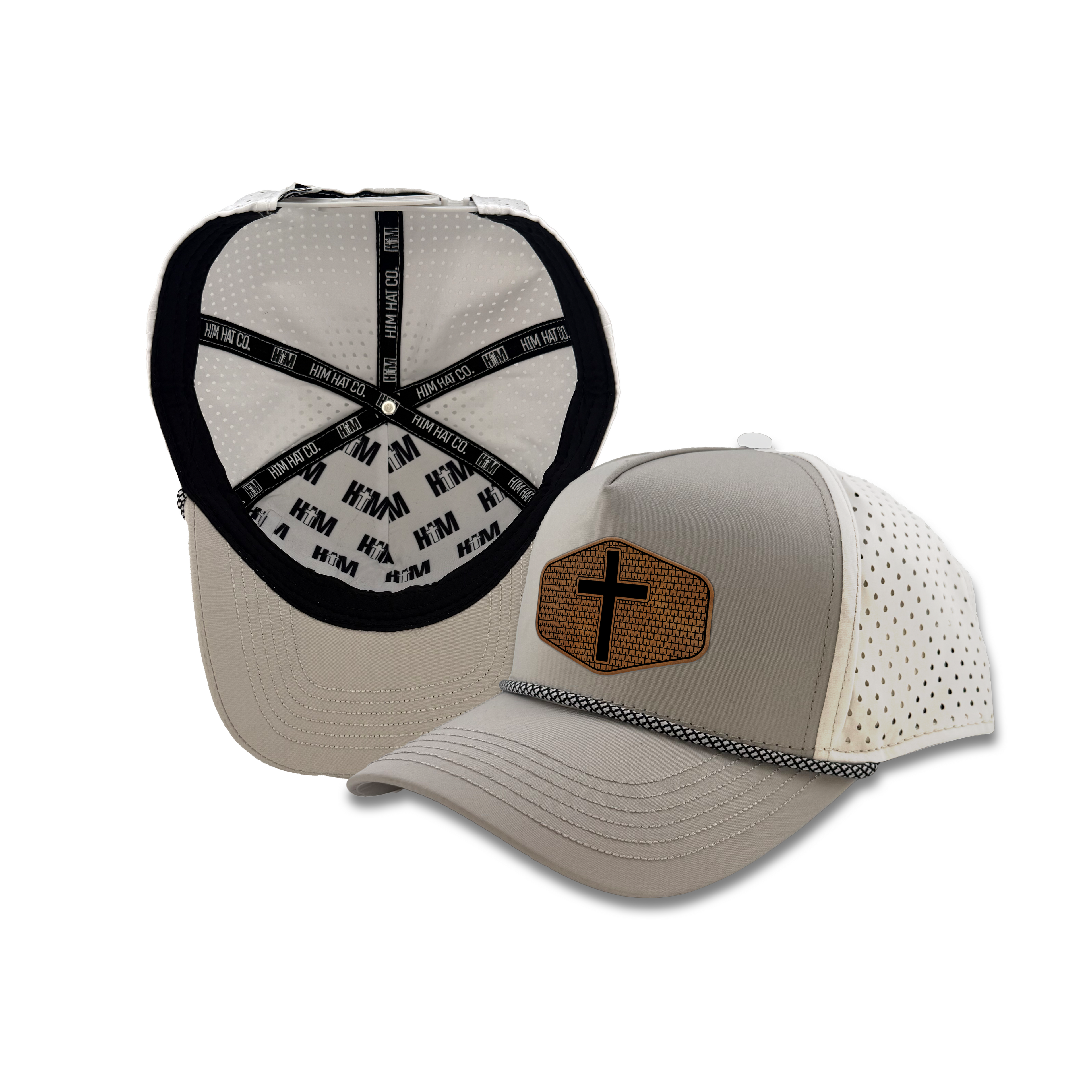 Leather Cross-Woven Cross